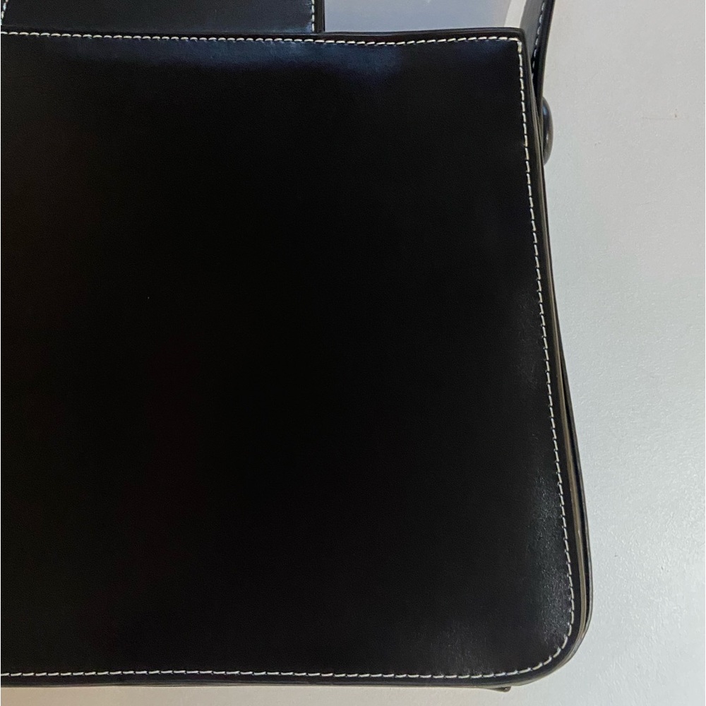 The Hermes of England Tanner Krolle London Classic Black Leather Bag Retail$2500 - Picture 14 of 16